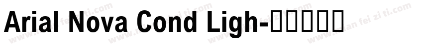 Arial Nova Cond Ligh字体转换